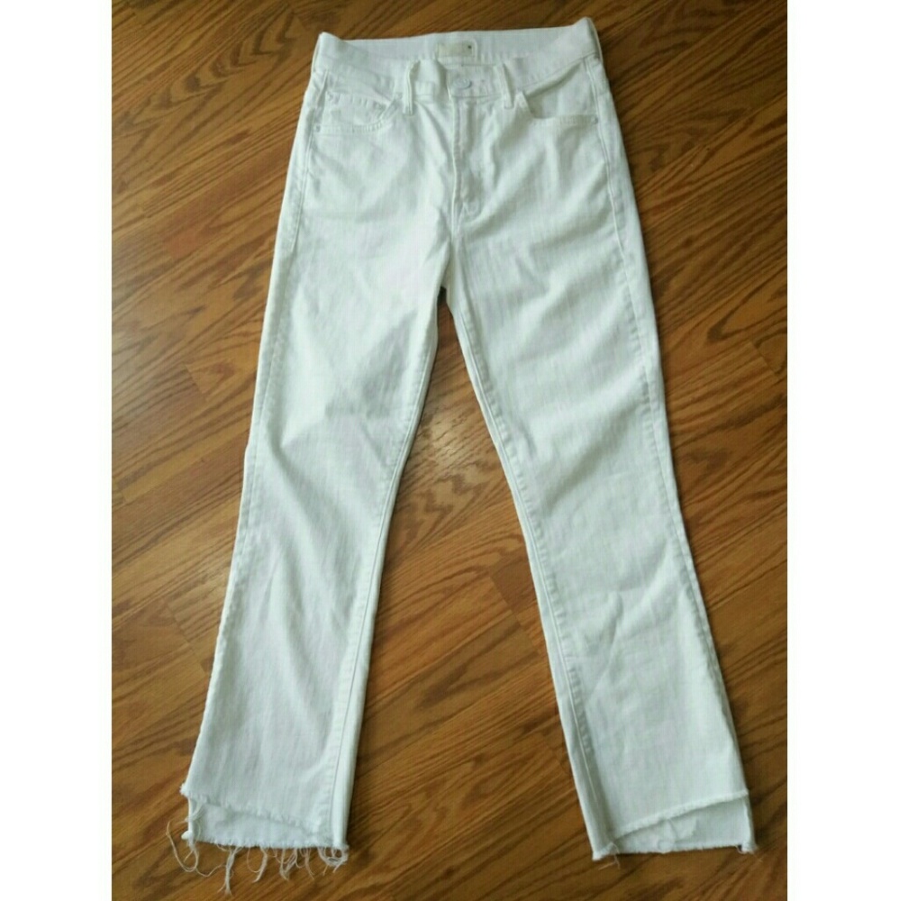 Mother Insider Crop Step Fray Stayin Alive 25